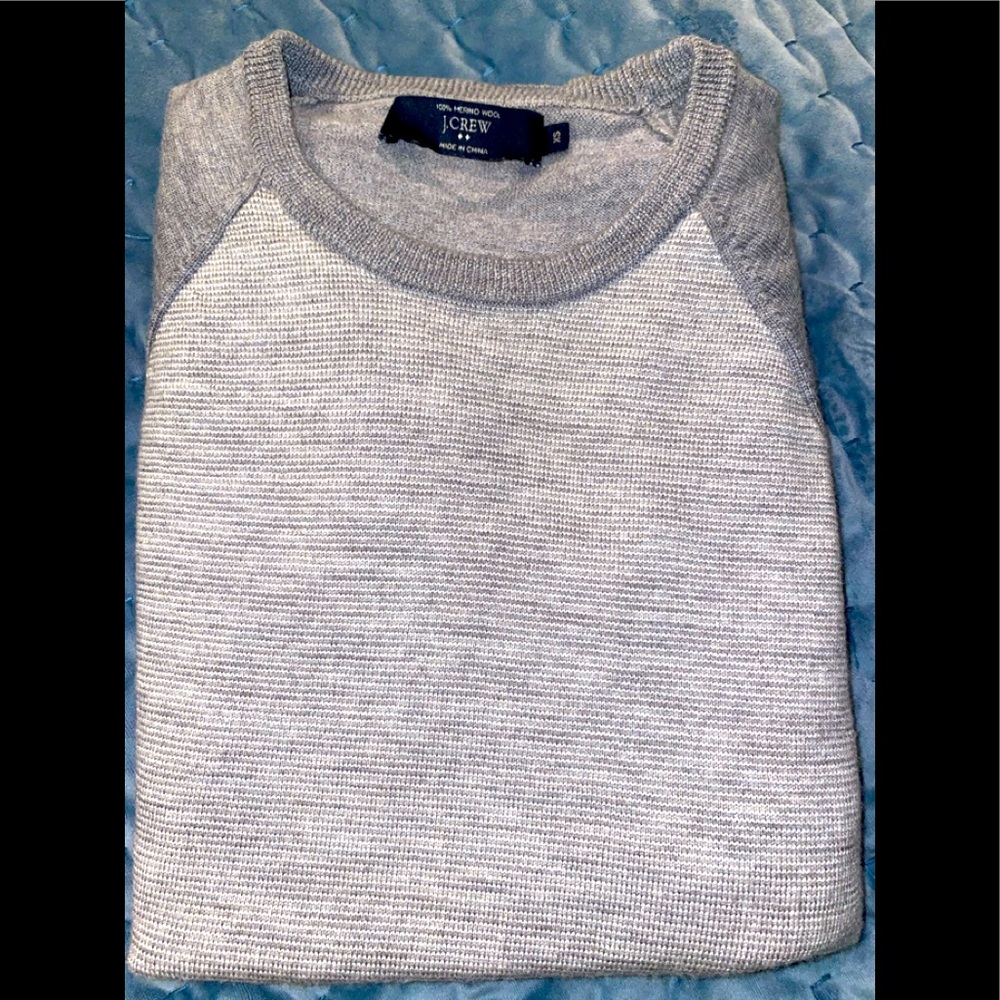 J.Crew Two tone grey sweat shirt